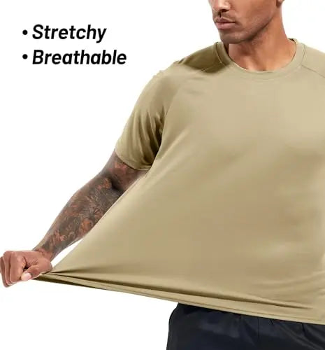 Boyzn 1, 3 or 5 Pack Men's Workout Running Shirts, Dry Fit Moisture Wicking T-Shirts, Sports Gym Athletic Short Sleeve Shirts The Champ Gear