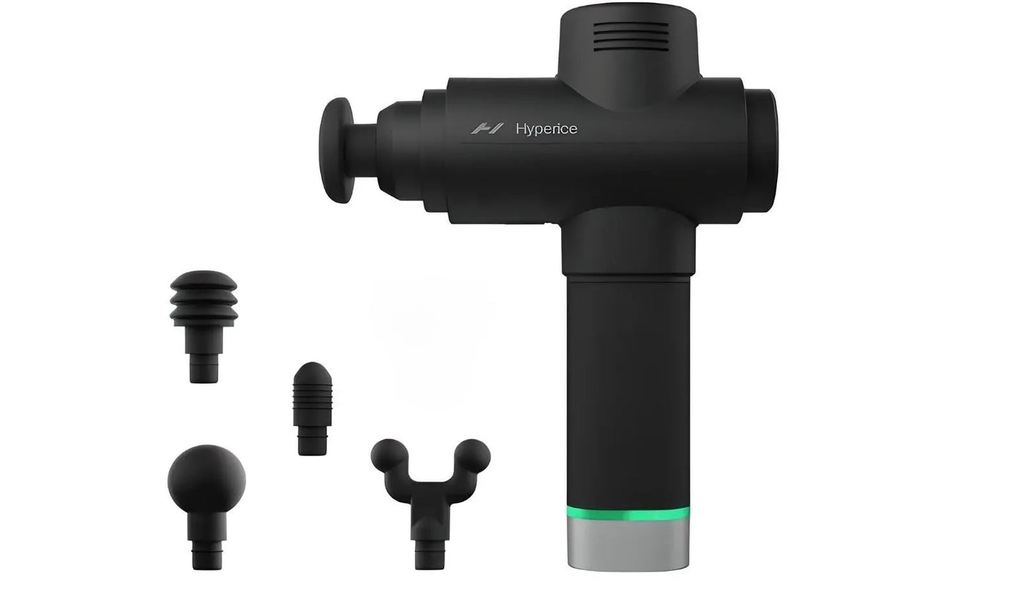 Hyperice Hypervolt 2 Black - Featuring Quiet Glide Technology | 3 Speeds, 5 Interchangeable Heads The Champ Gear