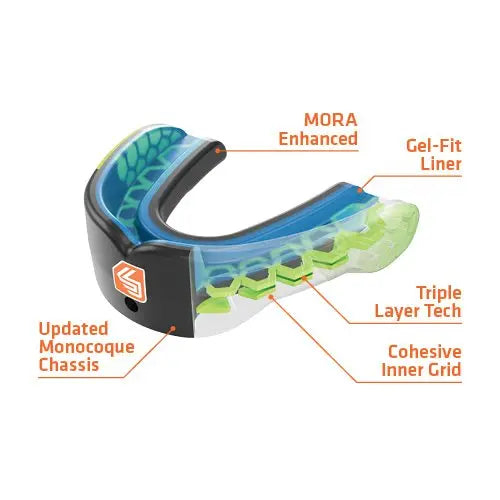 Shock Doctor Gel Max Power Carbon Convertible Mouth Guard The Champ Gear