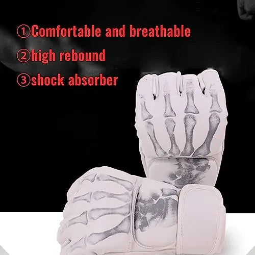 Half-Finger Boxing Fight Gloves | MMA Gloves for Sparring Training - The Champ Gear