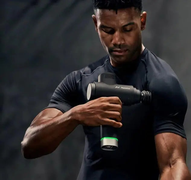 Hyperice Hypervolt 2 Black - Featuring Quiet Glide Technology | 3 Speeds, 5 Interchangeable Heads The Champ Gear