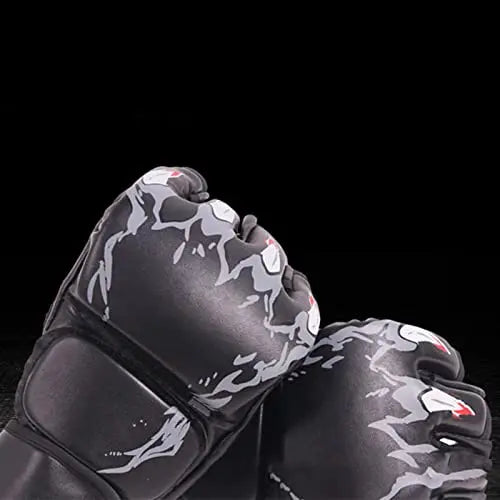 Half-Finger Boxing Fight Gloves | MMA Gloves for Sparring Training - The Champ Gear