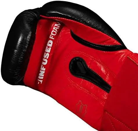 TITLE Boxing Infused Foam Youth Training/Sparring Gloves, Red/Black, 12 oz - Youth Boxing Gloves, Boxing Gloves for Kids, Boxing Gloves, Kids Boxing Gloves, Boxing Equipment The Champ Gear