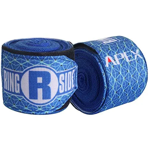 Ringside Apex 130” Boxing Hand Wraps Pair - Durable, Elastic Training Wraps with Hook & Loop Closure, Multi-Color Options, Perfect for MMA, Muay Thai, Kickboxing The Champ Gear