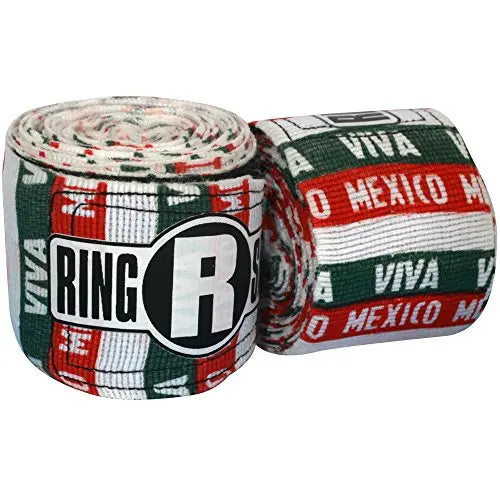 Ringside Apex 130” Boxing Hand Wraps Pair - Durable, Elastic Training Wraps with Hook & Loop Closure, Multi-Color Options, Perfect for MMA, Muay Thai, Kickboxing The Champ Gear