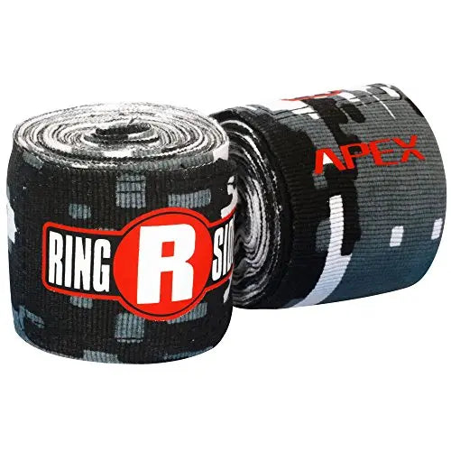Ringside Apex 130” Boxing Hand Wraps Pair - Durable, Elastic Training Wraps with Hook & Loop Closure, Multi-Color Options, Perfect for MMA, Muay Thai, Kickboxing The Champ Gear