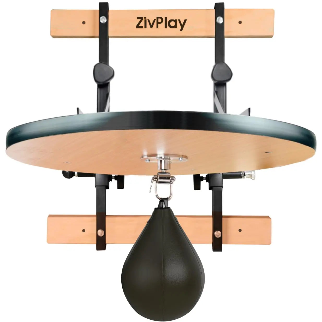 Speed Bag Platform Speed Bag Stand for Boxing Speed Bag Mount for Punching Practice Height Adjustable Includes Speed Bag and Air Pump 360° Swivel 24 Inch Board 1.5 Inch Thick The Champ Gear