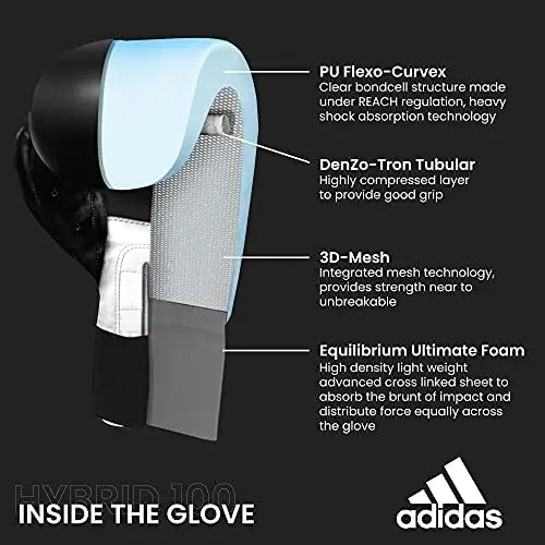Adidas Hybrid 100 Boxing Gloves Men Women - The Champ Gear