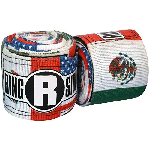 Ringside Apex 130” Boxing Hand Wraps Pair - Durable, Elastic Training Wraps with Hook & Loop Closure, Multi-Color Options, Perfect for MMA, Muay Thai, Kickboxing The Champ Gear