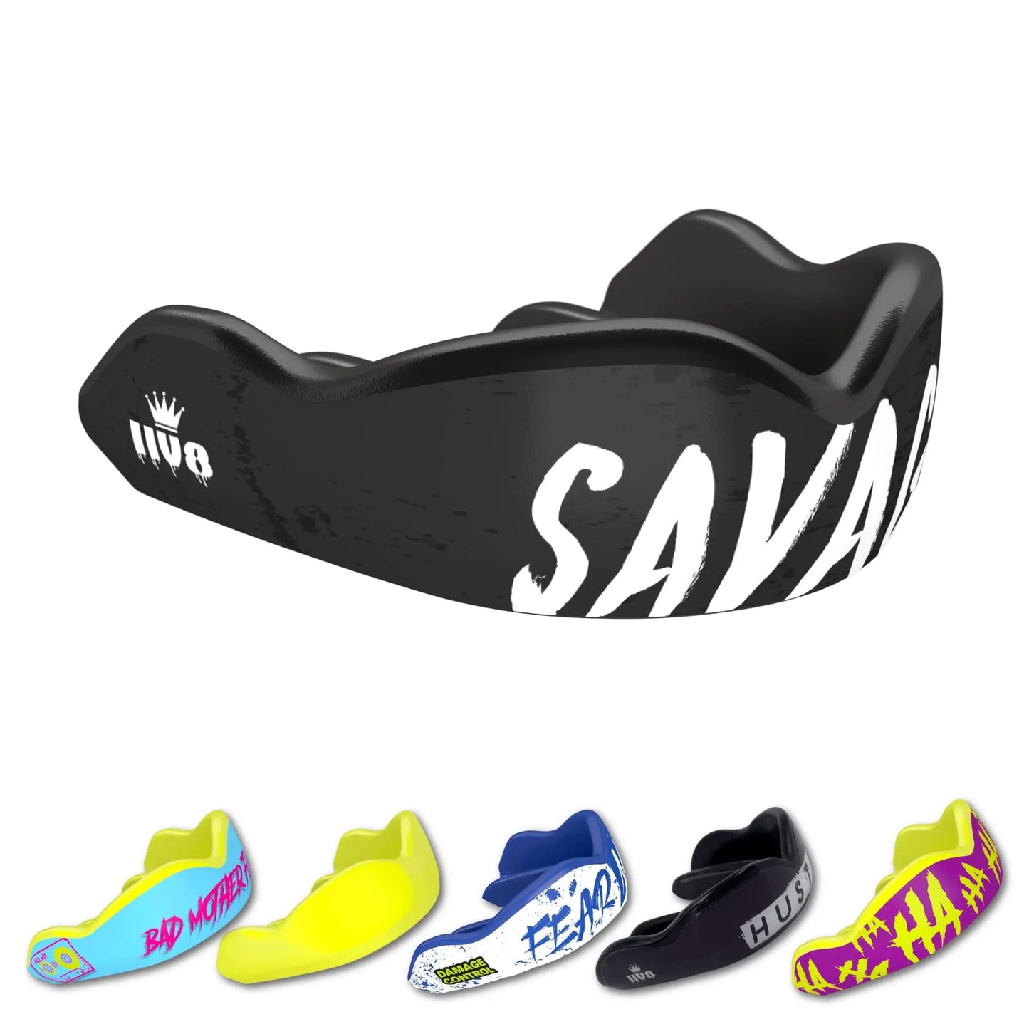 DAMAGE CONTROL High Impact Mouth Guard, Mouthguards for Sports, Boxing, Roller Derby, Hockey, Lacrosse Mouth Guard, Mouth Guards with Ultra Fit and Protection Against Shock The Champ Gear