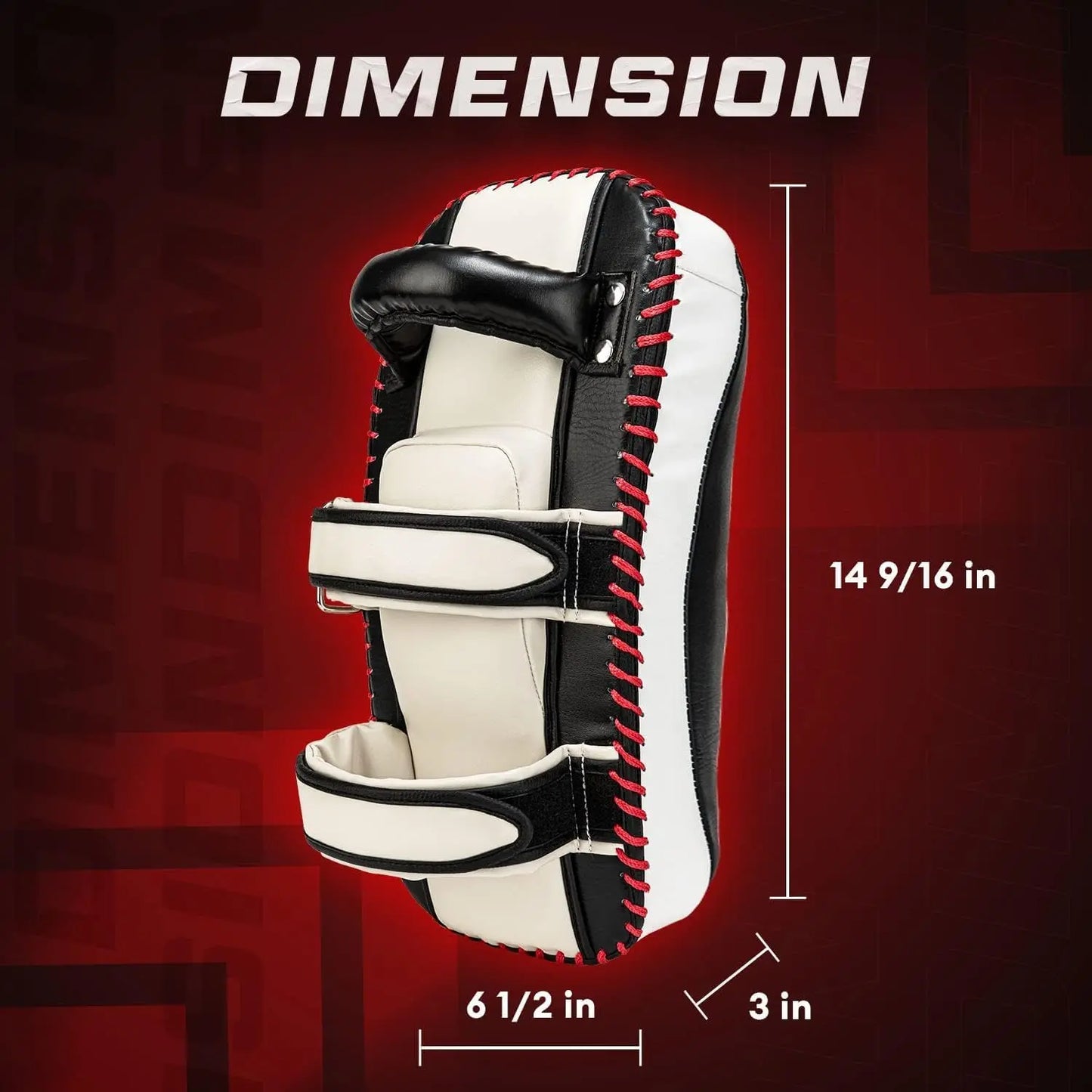 Yes4All Curved Thai Pad MMA Strike Kick Shield The Champ Gear