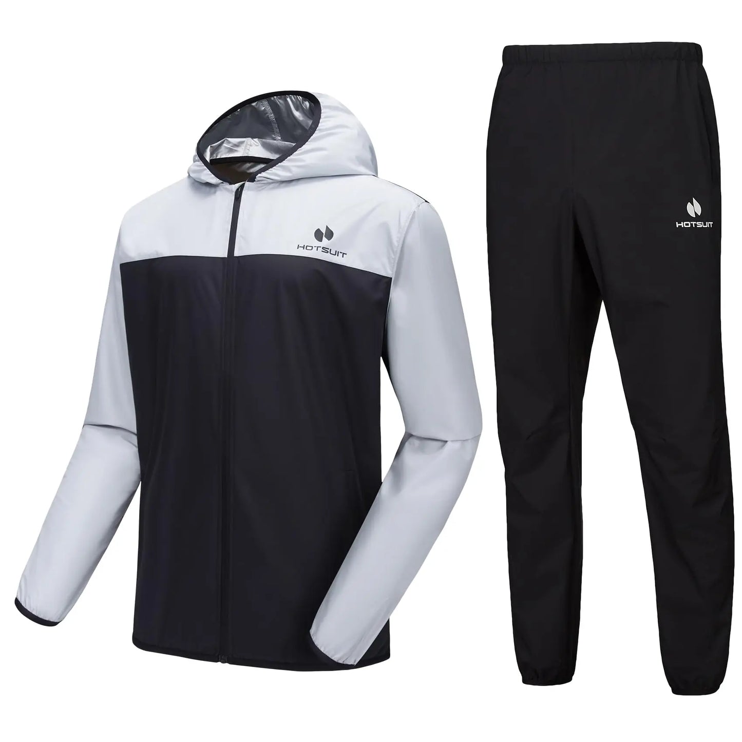 HOTSUIT Men's Sauna Suit - Full Body Sweat Jacket & Pants - The Champ Gear