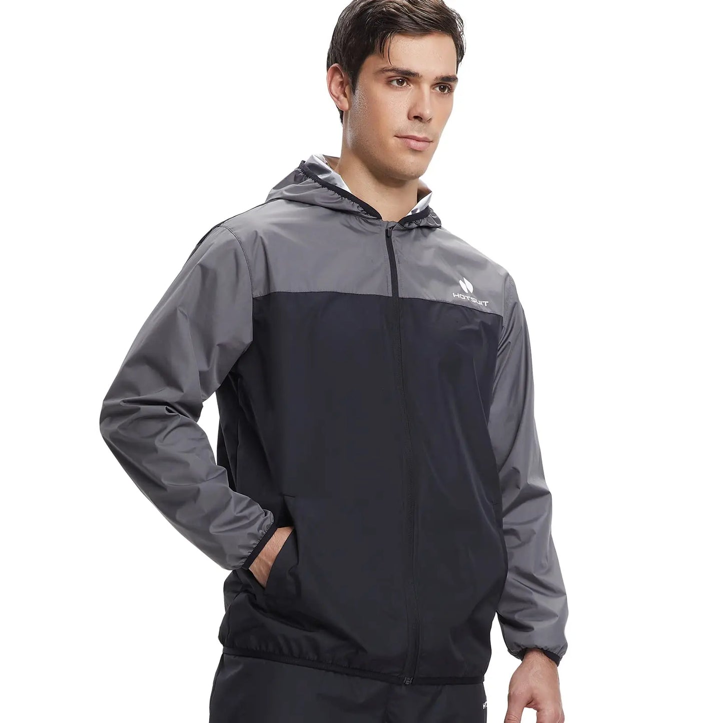 HOTSUIT Men's Sauna Suit - Full Body Sweat Jacket & Pants - The Champ Gear