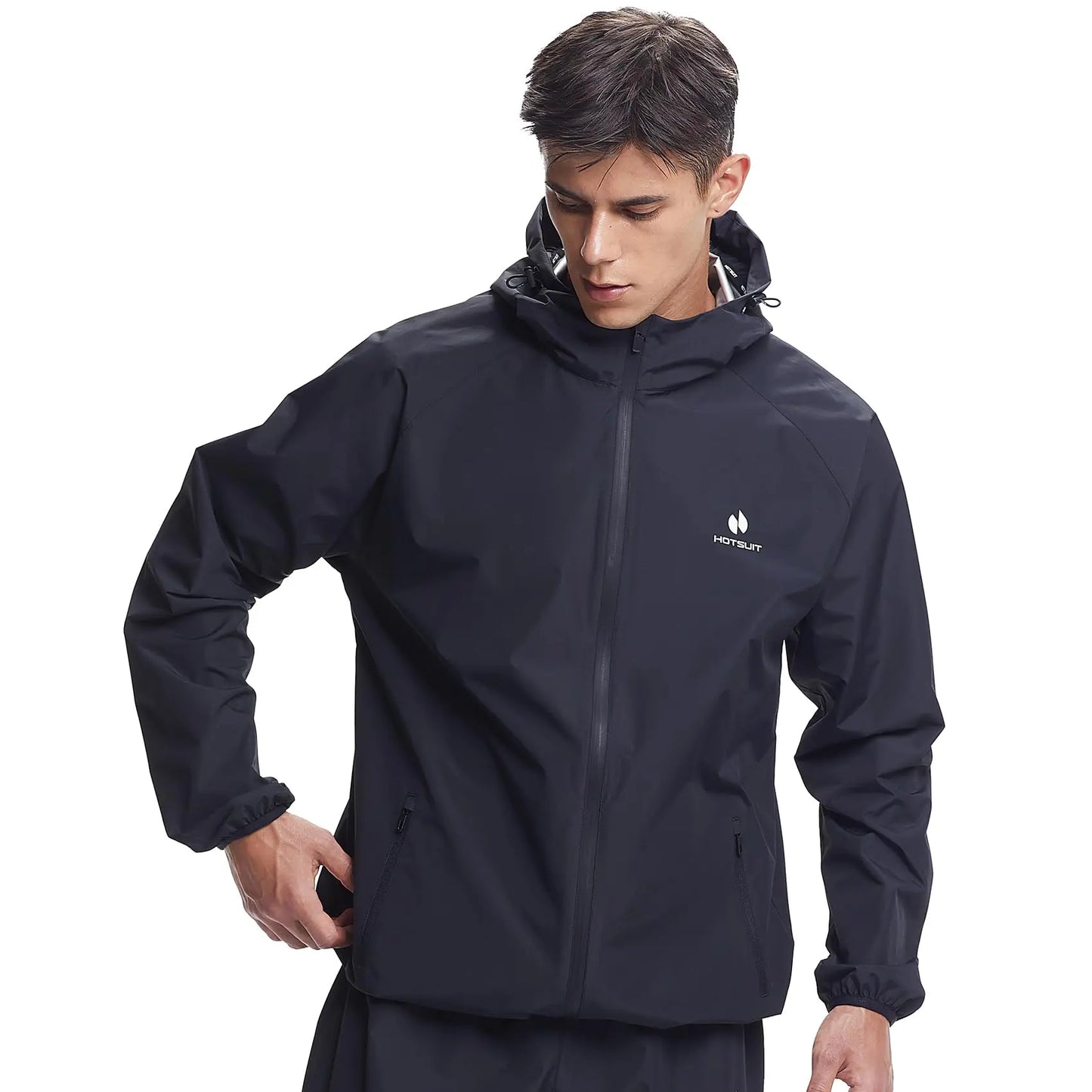 HOTSUIT Sauna Suit for Men Weight Loss Sweat Suit Boxing Exercise Sweat Sauna Jacket Pants - The Champ Gear