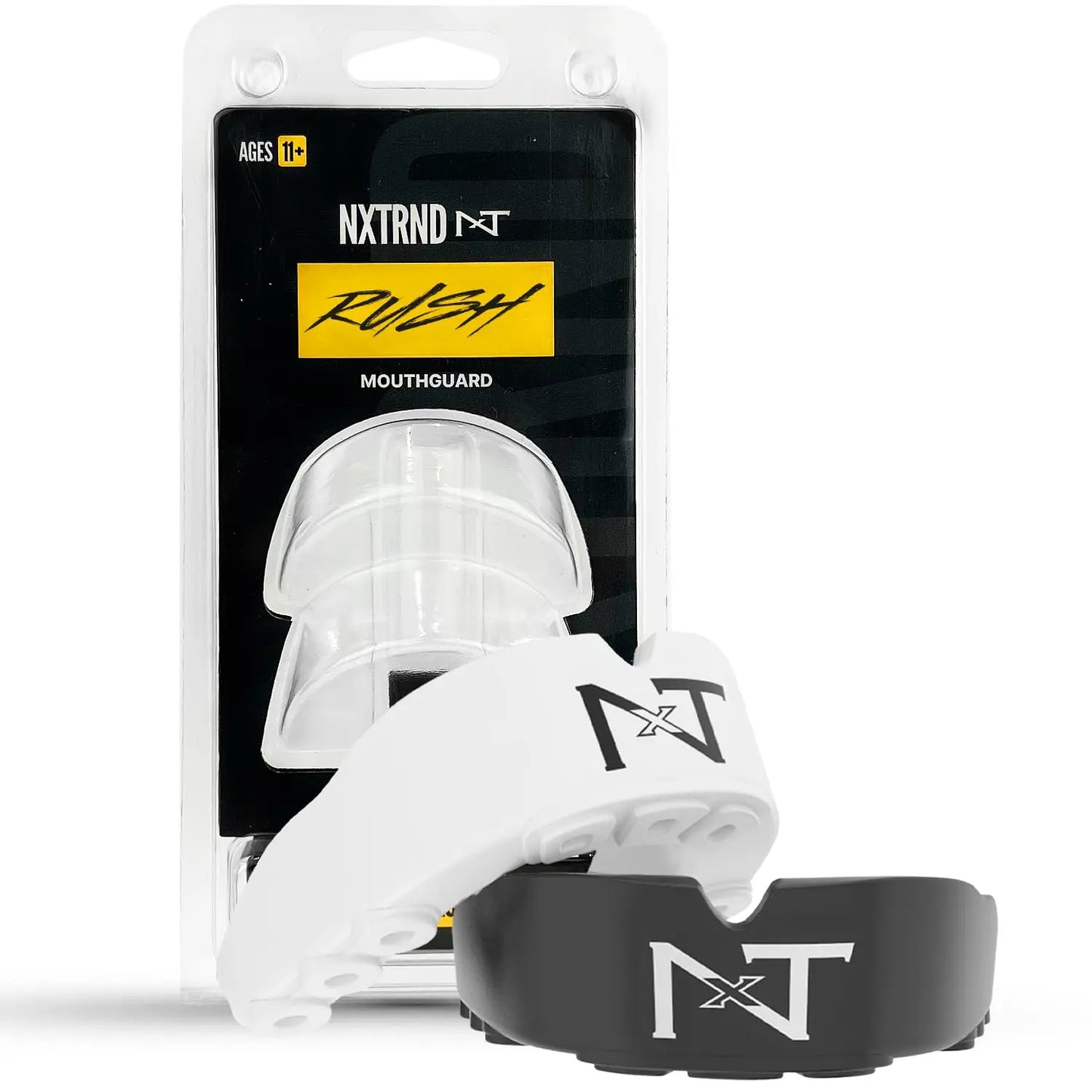 2 Pack Nxtrnd Rush Mouth Guard for Boxing and Other Sports (Neon Yellow) The Champ Gear