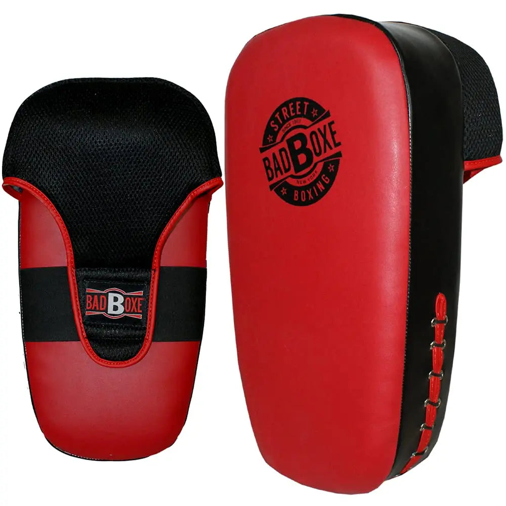 Muay Thai Kick Pads – Durable Kickboxing Strike Shield for MMA, Karate & Boxing | Multi-Layer Foam Padding, Adjustable Straps | Sold as Single Pad or Pair The Champ Gear
