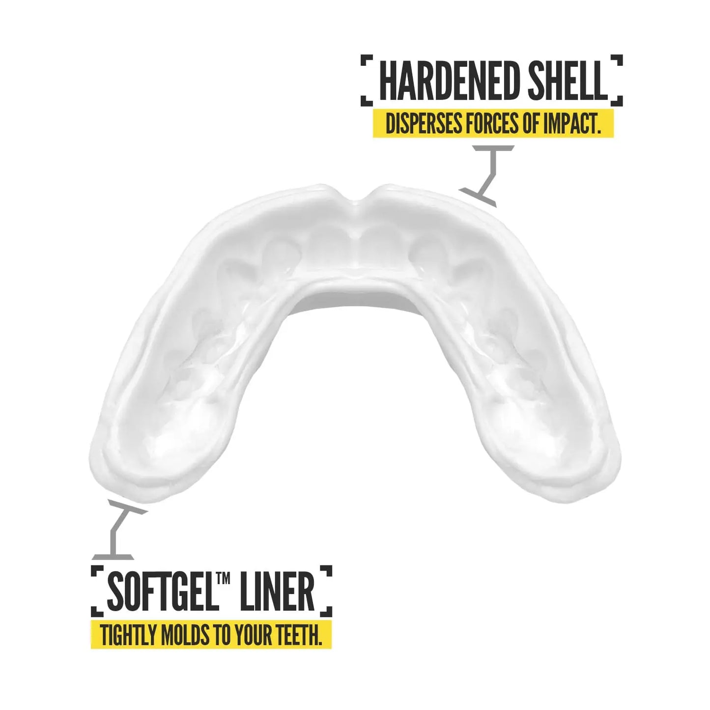 2 Pack Nxtrnd Rush Mouth Guard for Boxing and Other Sports (Neon Yellow) The Champ Gear