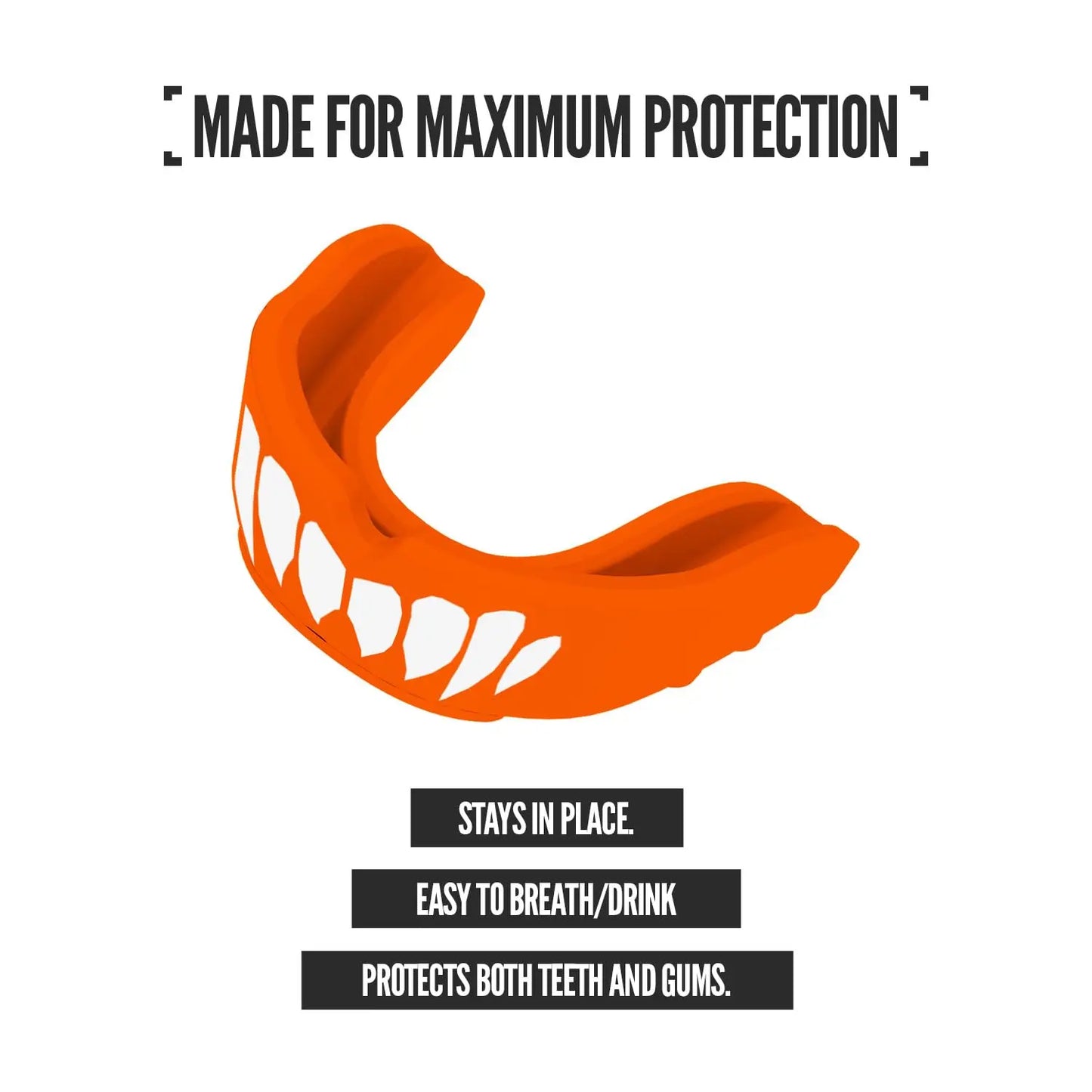 2 Pack Nxtrnd Rush Mouth Guard for Boxing and Other Sports (Neon Yellow) The Champ Gear