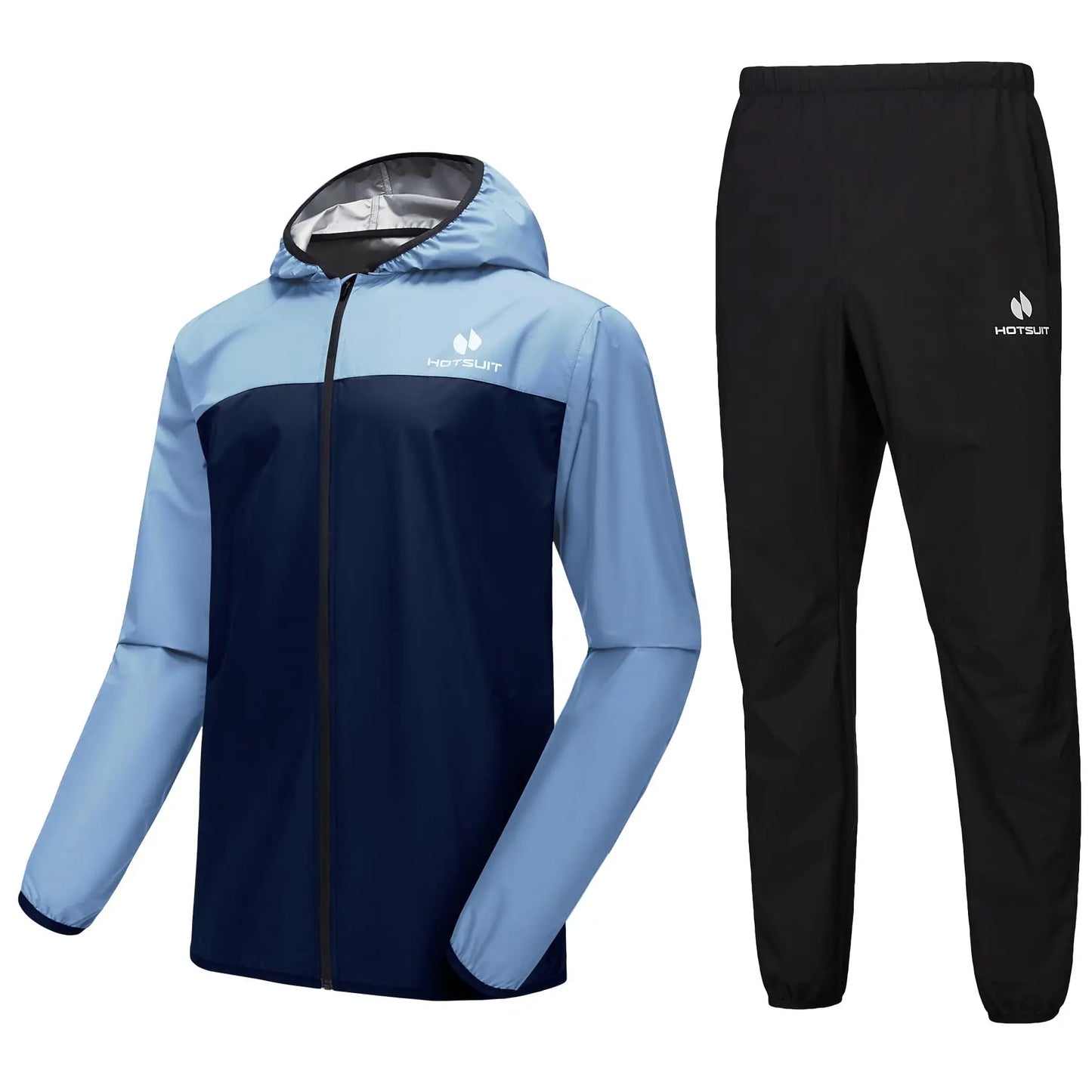 HOTSUIT Men's Sauna Suit - Full Body Sweat Jacket & Pants - The Champ Gear