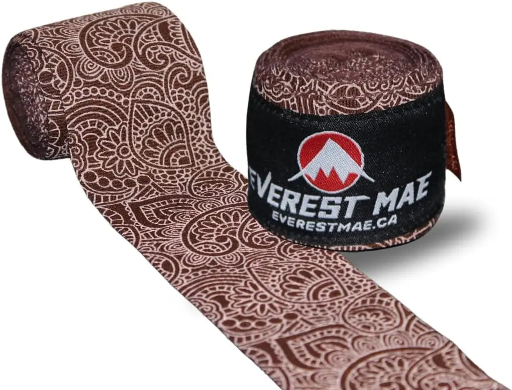 Everest MAE Hand Wraps 4.5 Meter 180 Inches Elasticated Thumb Loop Bandages Inner Gloves, Muay Thai MMA Kickboxing Martial Arts The Champ Gear