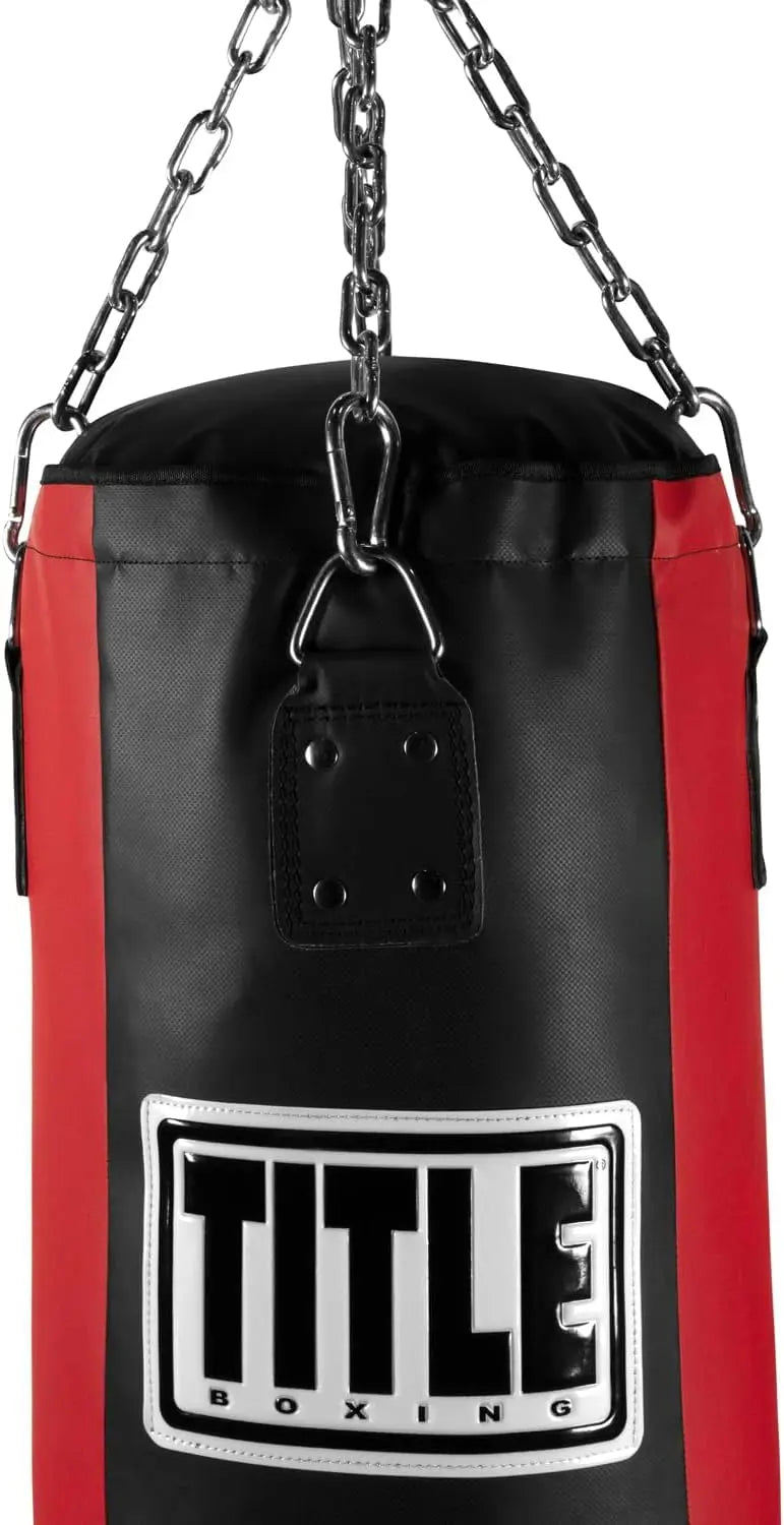 TITLE Boxing Synthetic Leather Heavy Bag (Unfilled) The Champ Gear