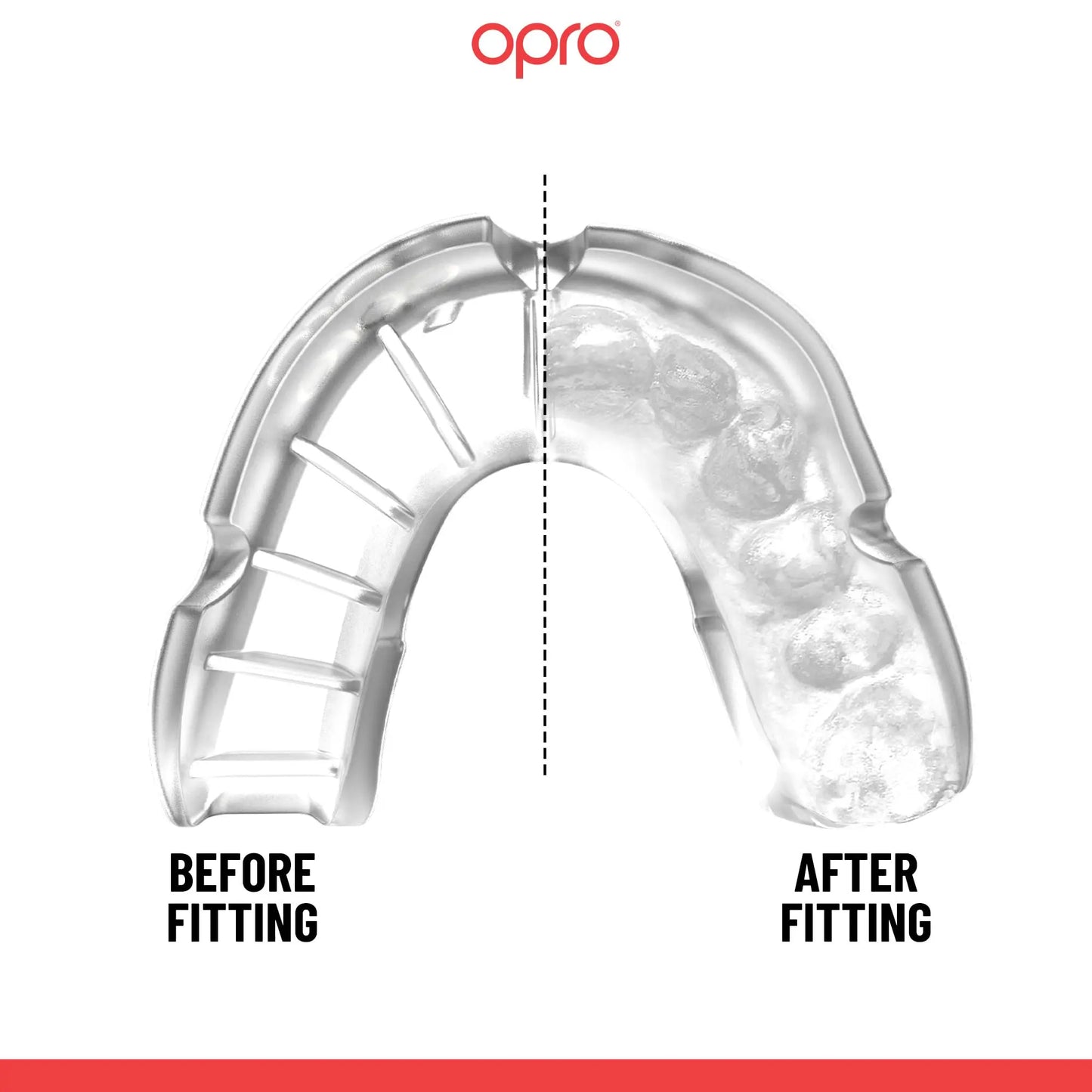 OPRO Silver Level Jawz Adult and Youth Sports Mouthguard With Case, Gum Shield Featuring Revolutionary Fitting Technology for Hockey, Rugby, Boxing MMA, BJJ, Karate, Judo, UFC (Black/Silver, Adult) The Champ Gear