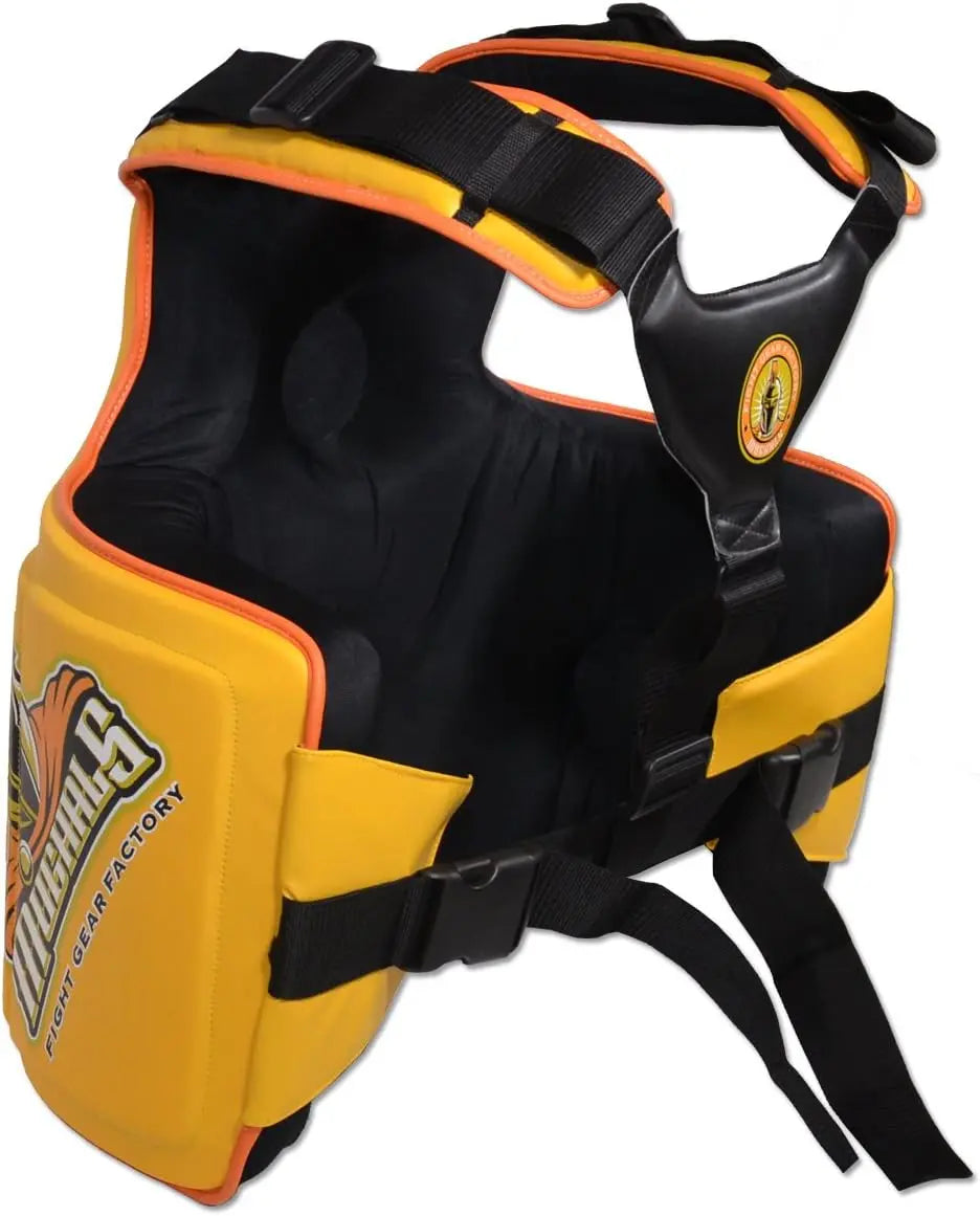 MUGHALS Premium Body/Trainers Protective Vest for Boxing, MMA, Muay Thai, Krav MAGA The Champ Gear