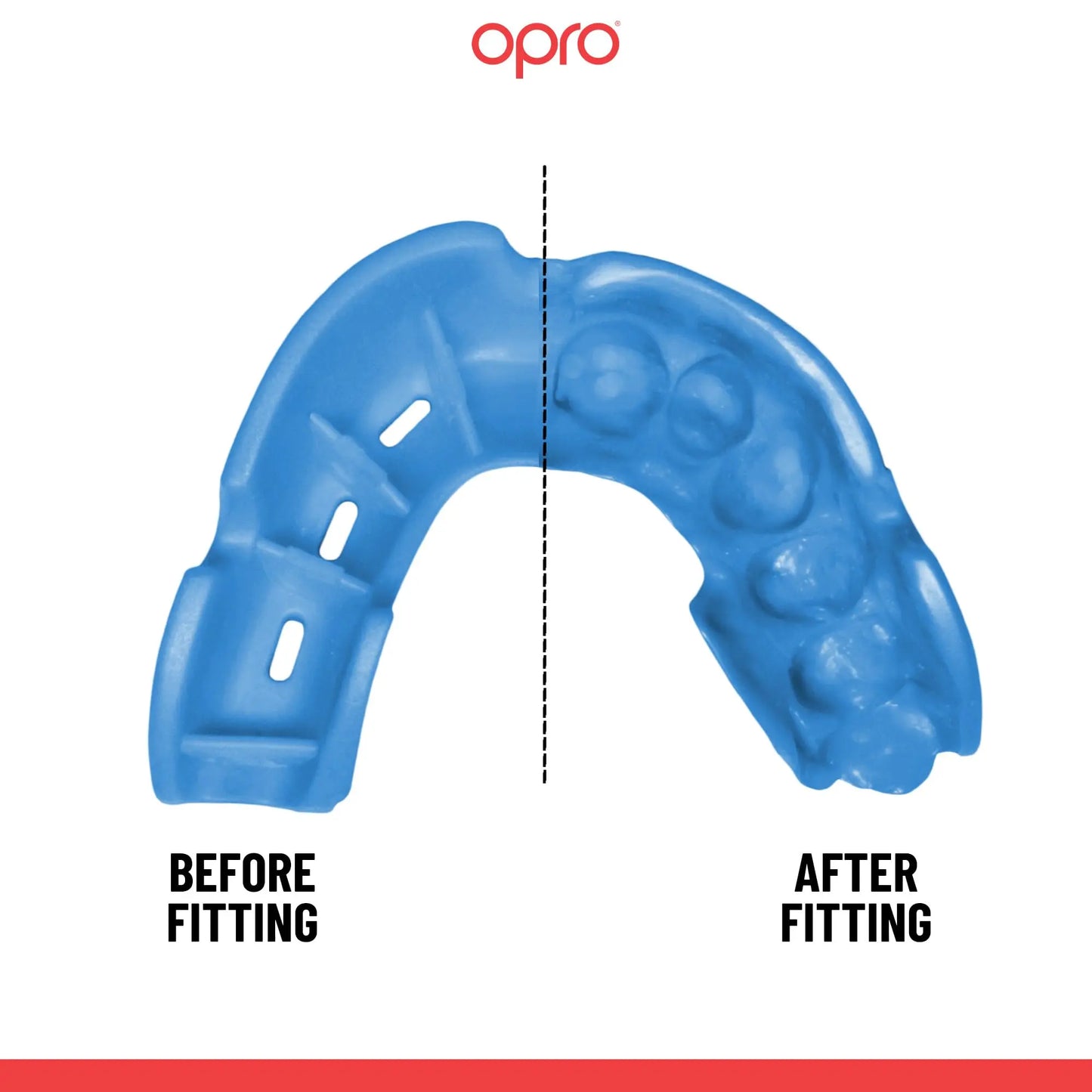 OPRO Silver Level Jawz Adult and Youth Sports Mouthguard With Case, Gum Shield Featuring Revolutionary Fitting Technology for Hockey, Rugby, Boxing MMA, BJJ, Karate, Judo, UFC (Black/Silver, Adult) The Champ Gear