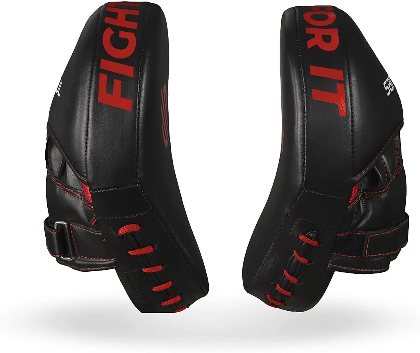 Sanabul Essential Curved Punching Mitts for Boxing, MMA Muay Thai Boxing Pads for Training, Punch Focus Mitts, Hand Pads Sparring Gear, Strike Shield The Champ Gear