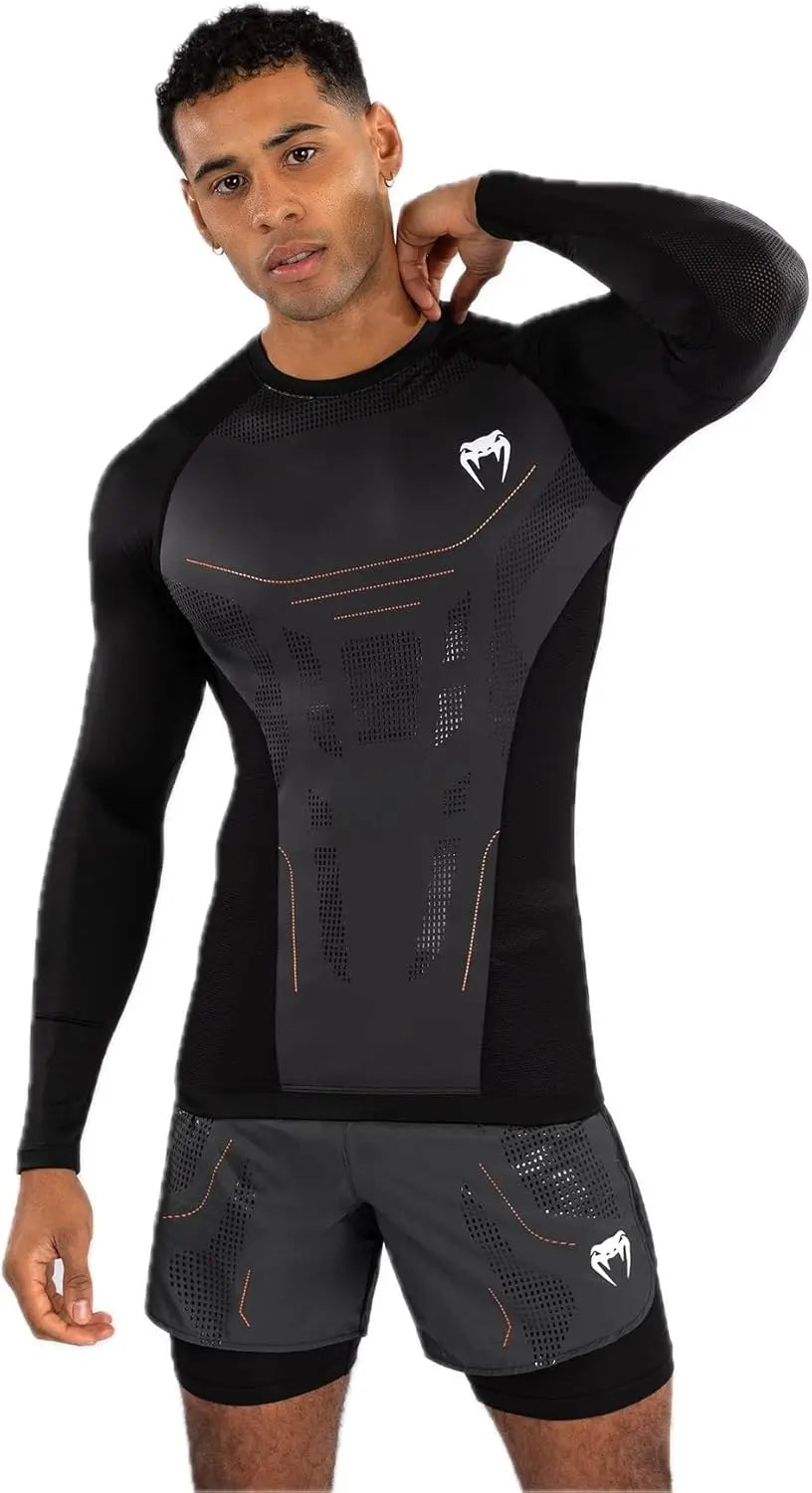 Venum Men's Long Sleeve Rashguard The Champ Gear