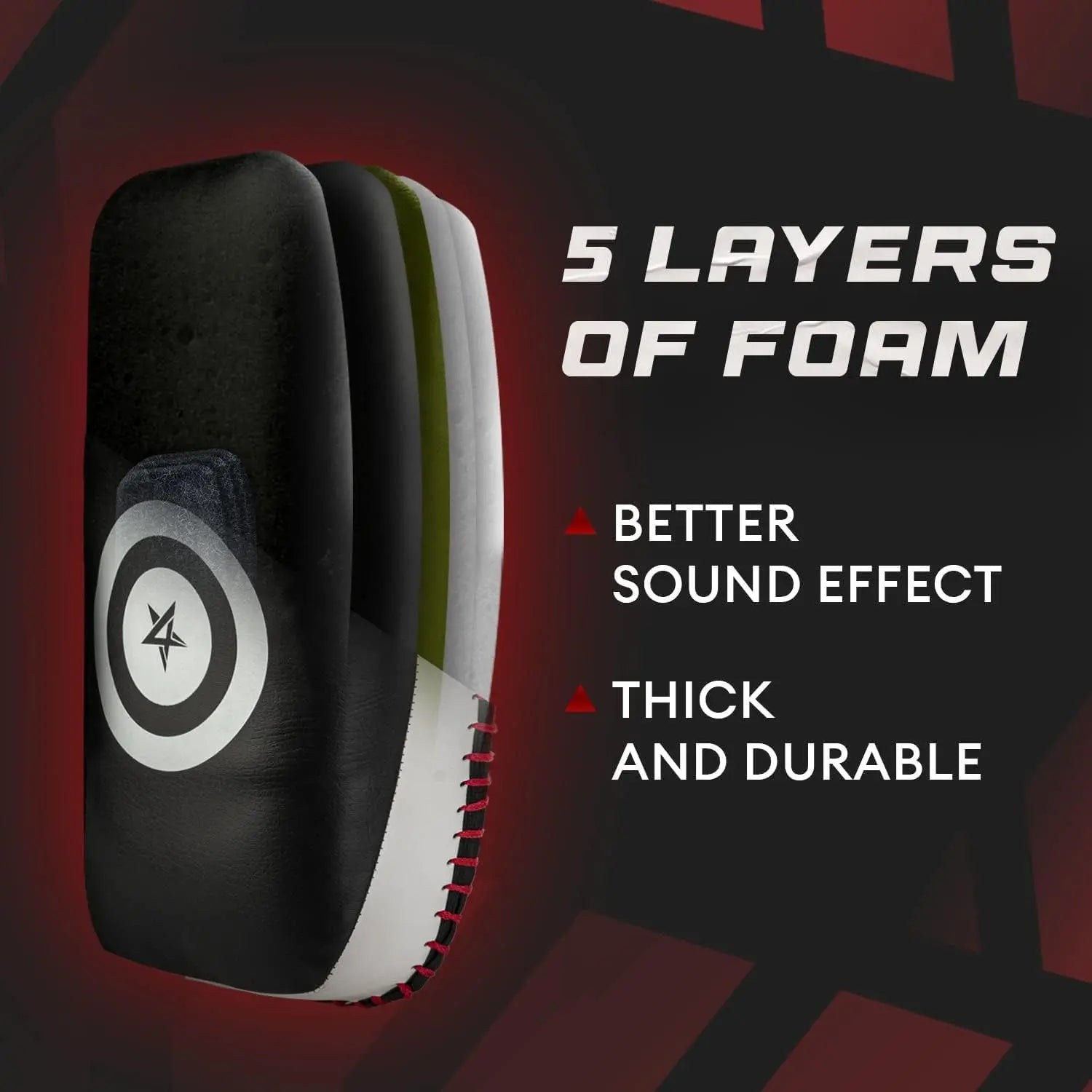 Yes4All Curved Thai Pad MMA Strike Kick Shield The Champ Gear