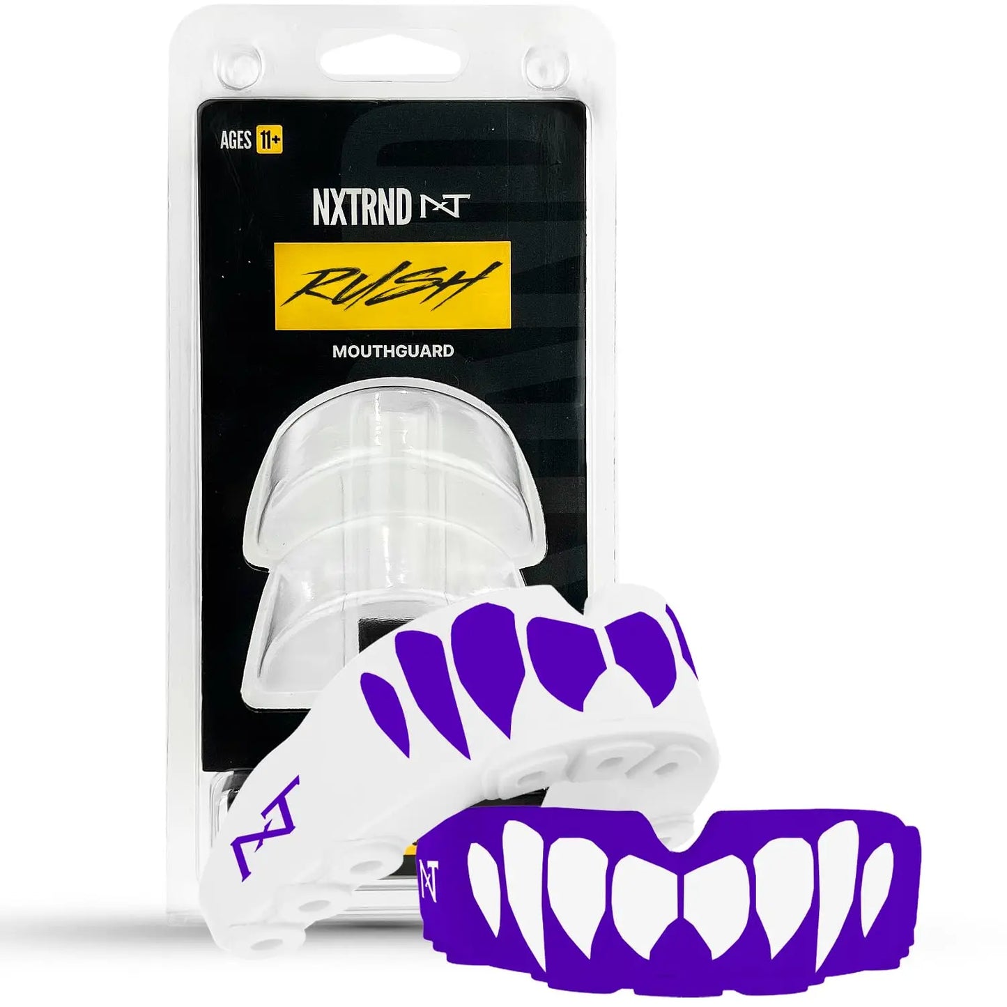 2 Pack Nxtrnd Rush Mouth Guard for Boxing and Other Sports (Neon Yellow) The Champ Gear