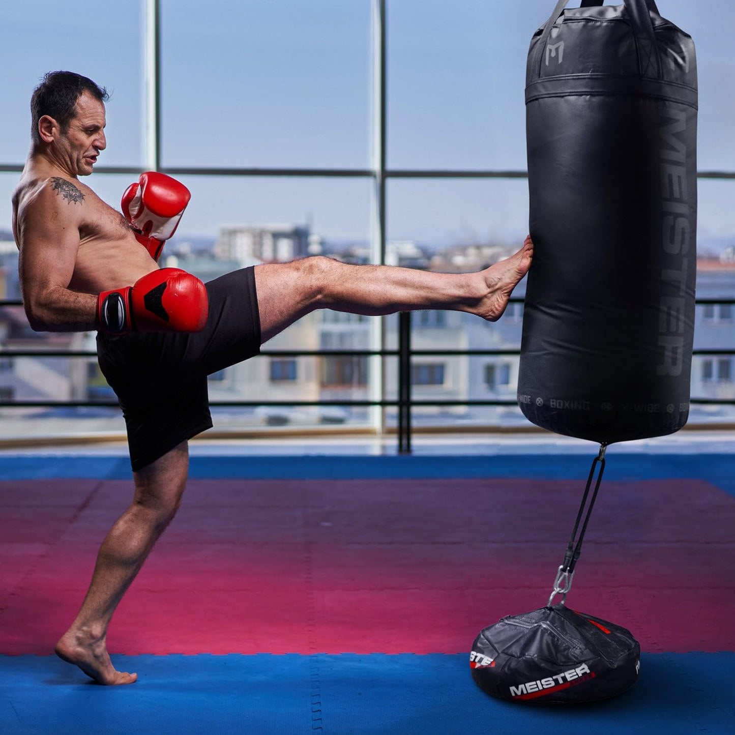 Meister Anker Double-End Boxing Heavy Bag Floor Anchor The Champ Gear
