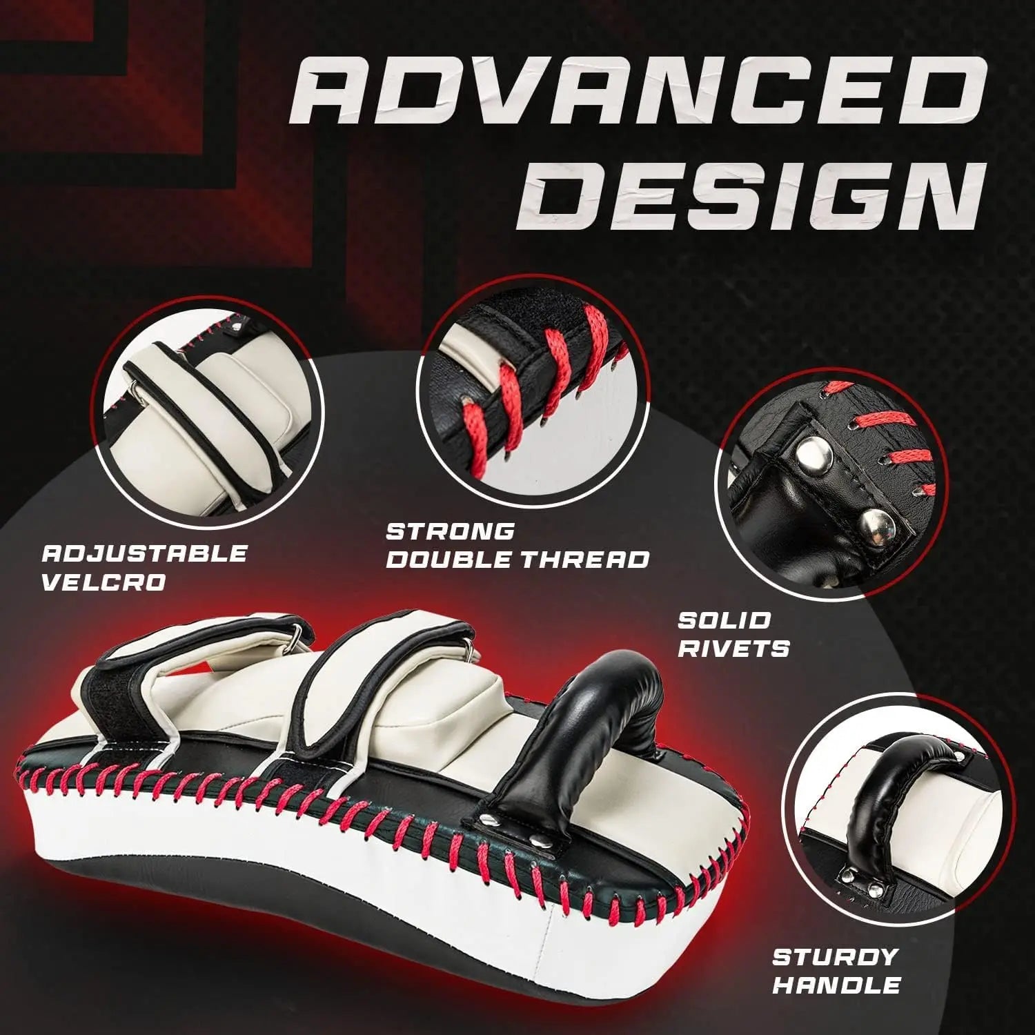 Yes4All Curved Thai Pad MMA Strike Kick Shield The Champ Gear