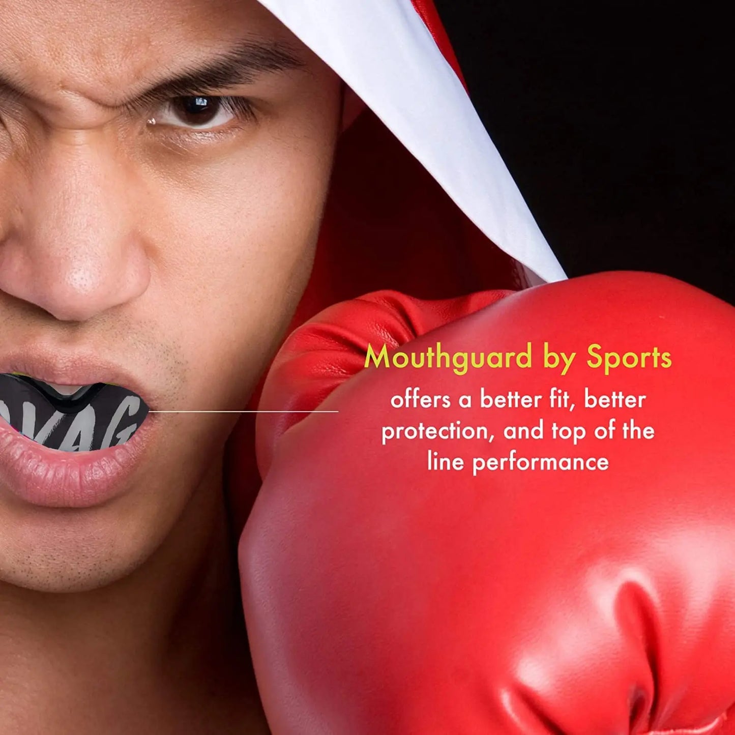 DAMAGE CONTROL High Impact Mouth Guard, Mouthguards for Sports, Boxing, Roller Derby, Hockey, Lacrosse Mouth Guard, Mouth Guards with Ultra Fit and Protection Against Shock The Champ Gear