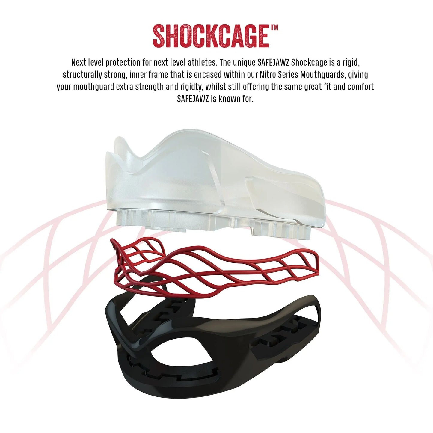 SafeJawz Sports Mouthguard The Champ Gear