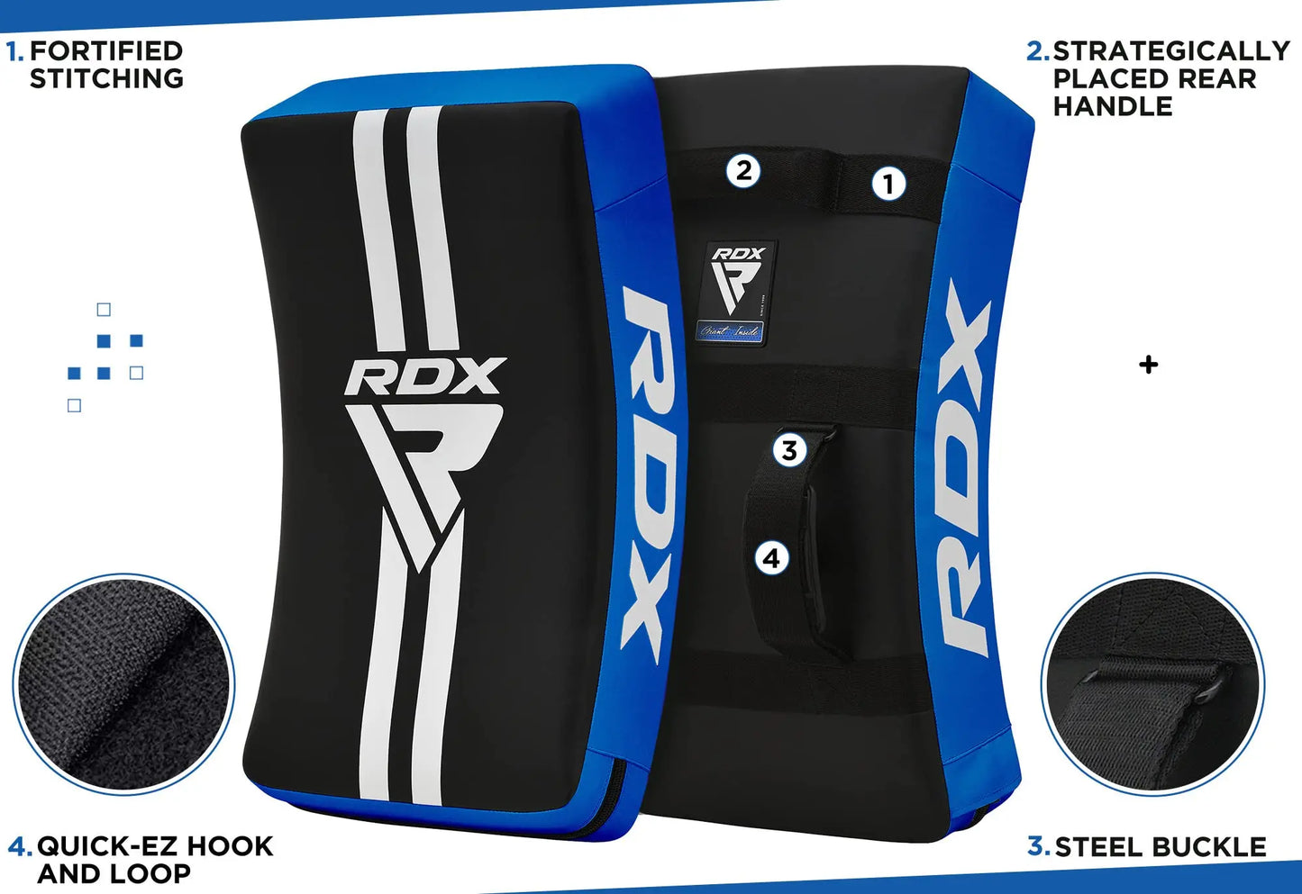 RDX Kick Shield | 60CM Large Heavy Curved - The Champ Gear