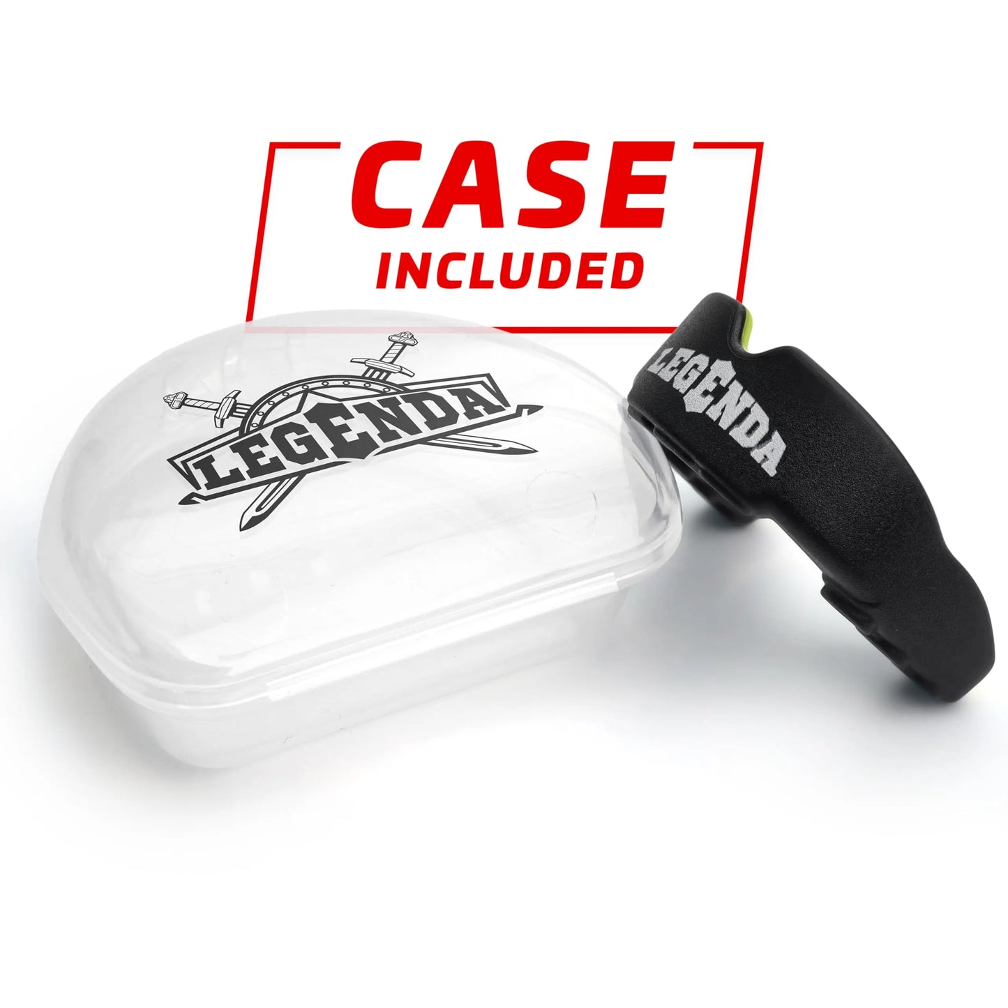 Legenda Sports Mouthguard for Kids (w/Case), Professional Mouthguard for Boxing, MMA, Karate, Football, BJJ, Martial Arts, Rugby, Lacrosse, Hockey (White/Blue) The Champ Gear