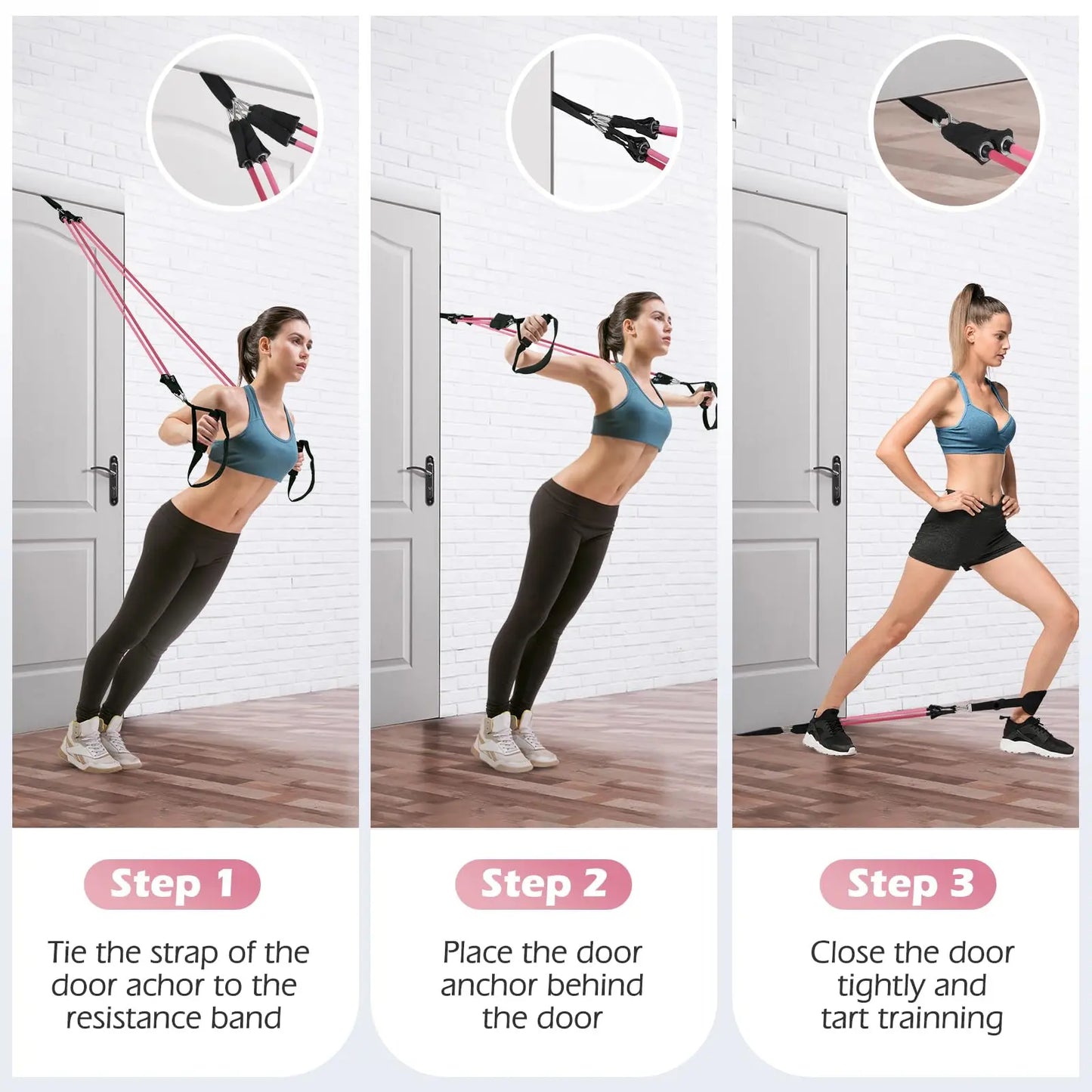 Upgraded Pilates Bar Kit with Resistance Bands Natural Latex for Women & Men, Heavy-Duty Stainless Steel Multifunctional Yoga Pilates Stick for Home Gym Exercise Fitness Equipment Full-Body Workouts The Champ Gear