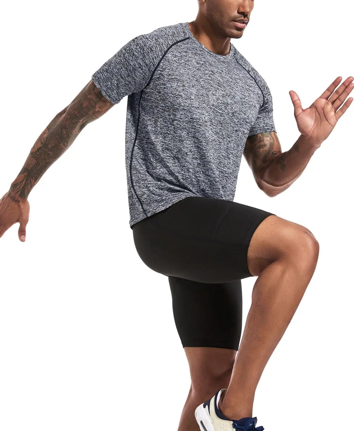 Boyzn 1, 3 or 5 Pack Men's Workout Running Shirts, Dry Fit Moisture Wicking T-Shirts, Sports Gym Athletic Short Sleeve Shirts The Champ Gear