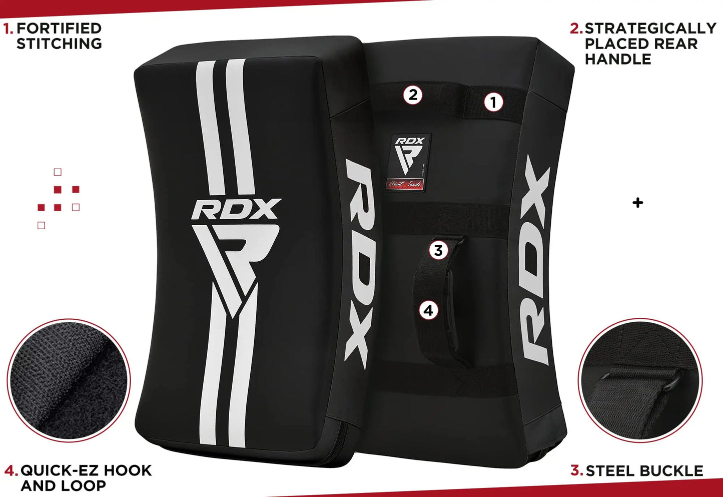 RDX Kick Shield | 60CM Large Heavy Curved - The Champ Gear