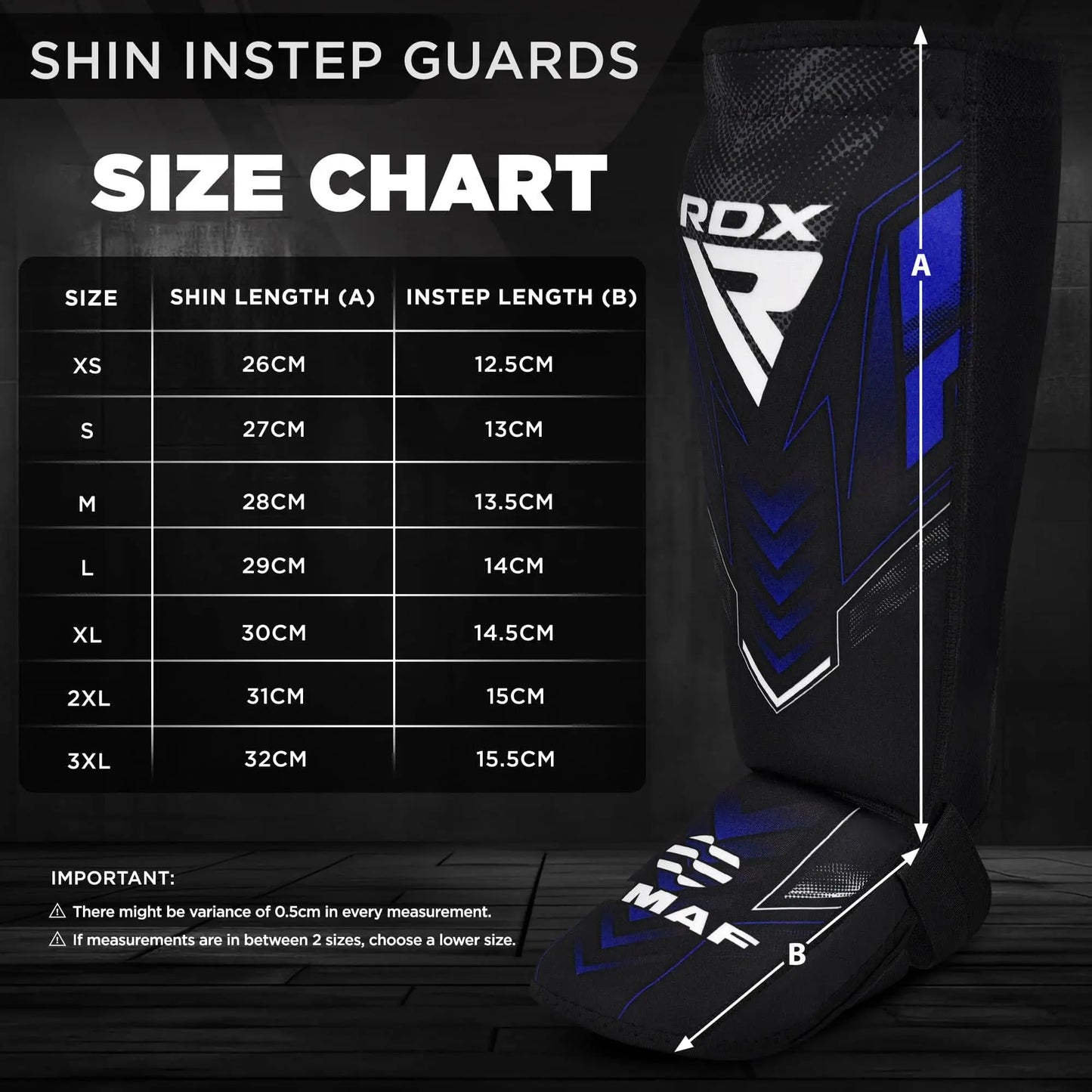 RDX IMMAF Approved Shin Guards, Competition Level Neoprene Shin Pads for Sparring and Grappling, MMA Muay Thai Kickboxing Training, Professional Shin Insteps Protection, Men Women The Champ Gear