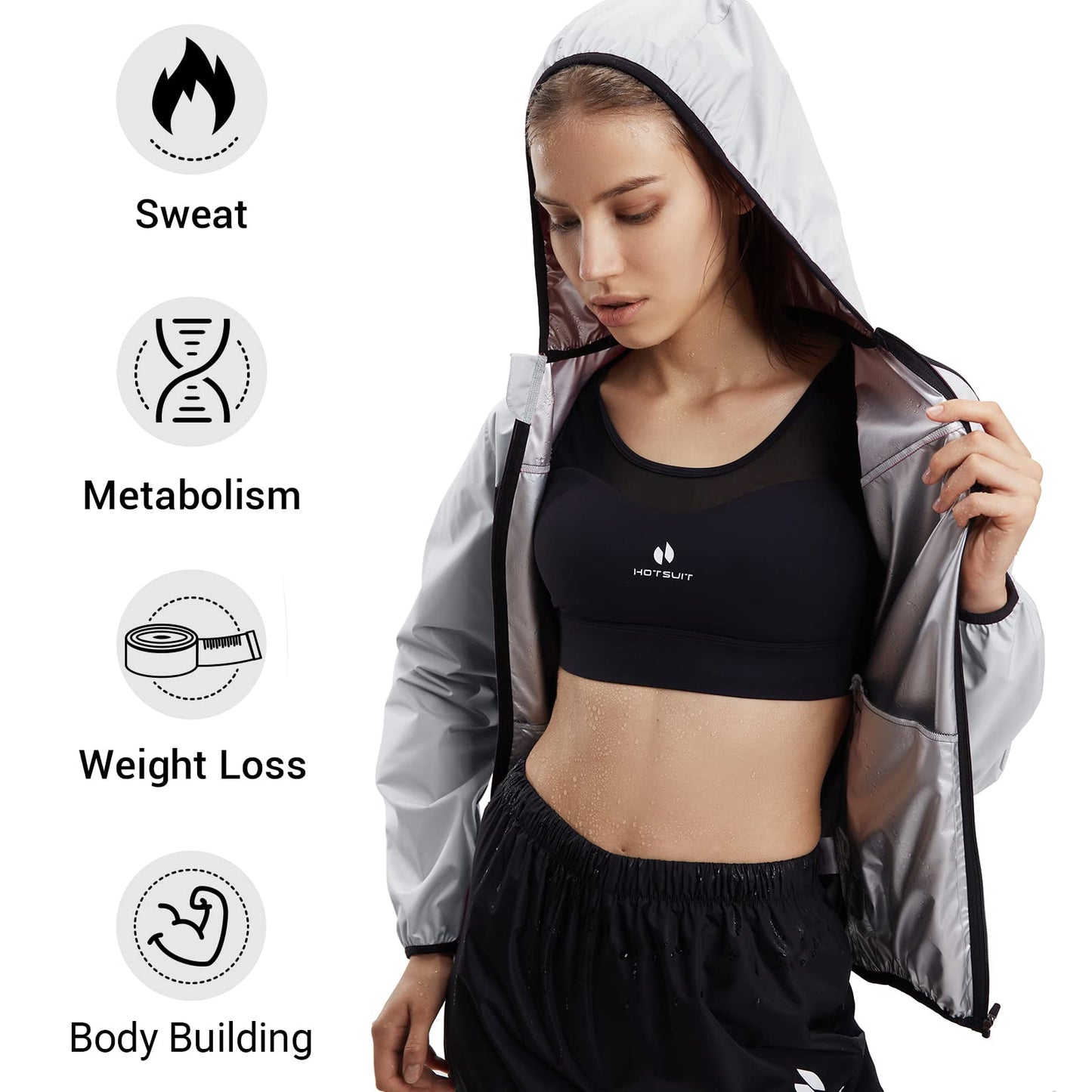 HOTSUIT Sauna Suit for Women The Champ Gear