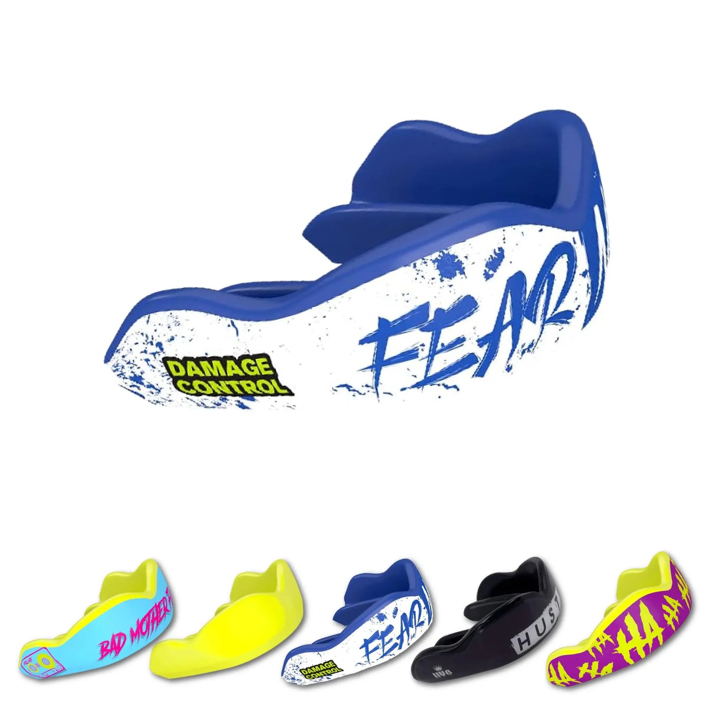 DAMAGE CONTROL High Impact Mouth Guard, Mouthguards for Sports, Boxing, Roller Derby, Hockey, Lacrosse Mouth Guard, Mouth Guards with Ultra Fit and Protection Against Shock The Champ Gear