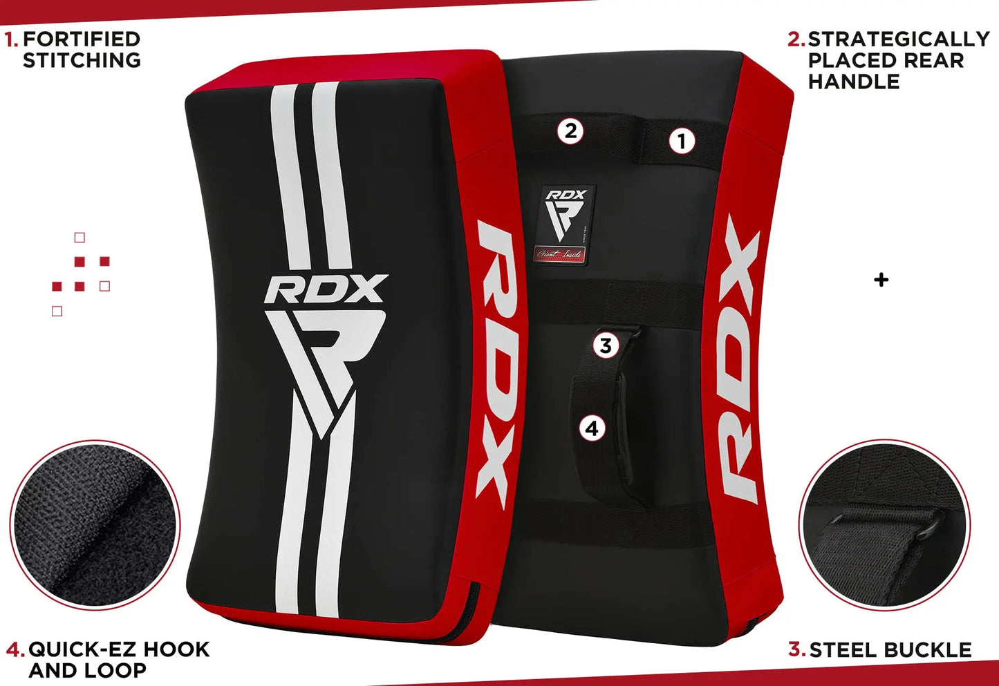 RDX Kick Shield | 60CM Large Heavy Curved - The Champ Gear