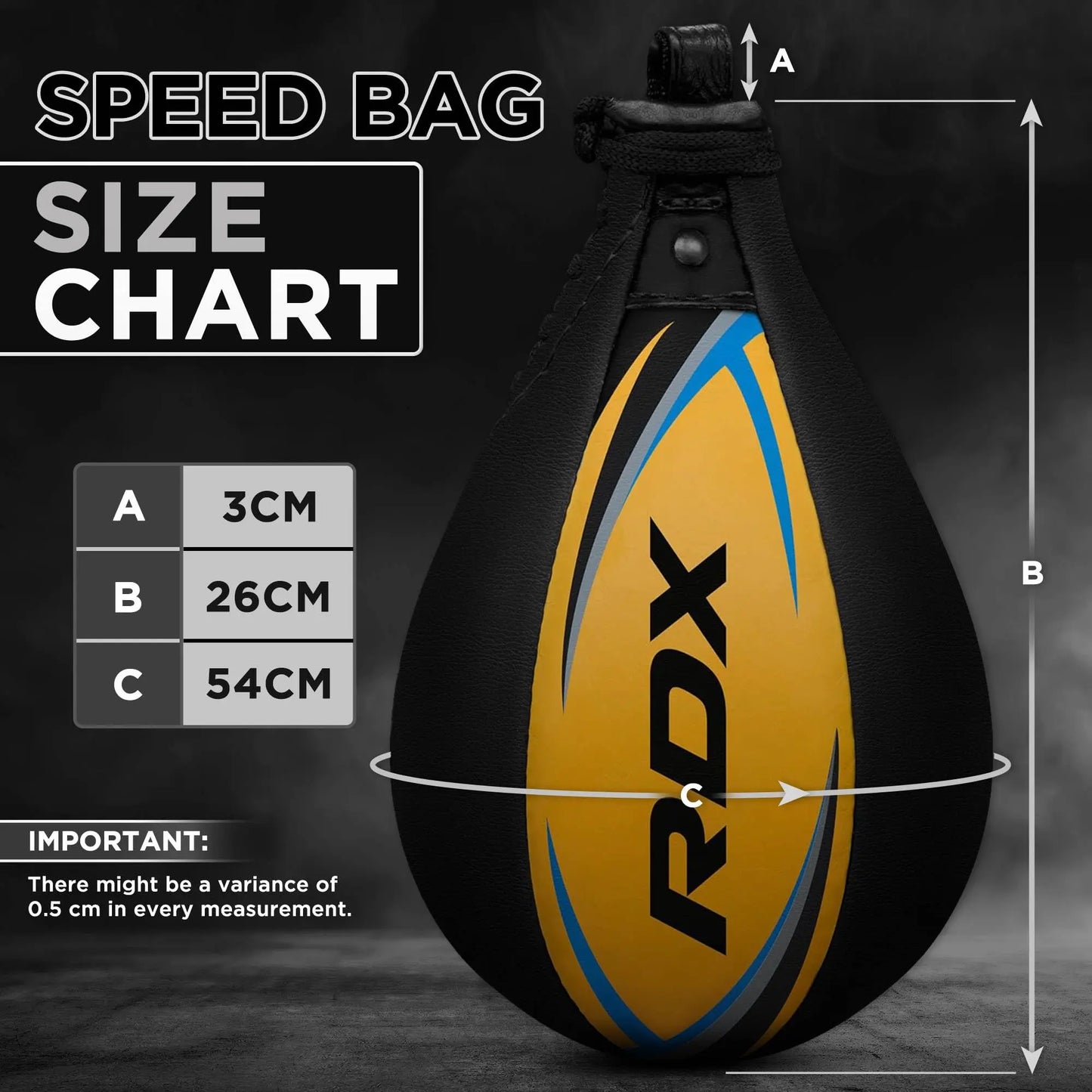 RDX Speed Bag Boxing Ball with Hanging Swivel Set, Genuine Leather Dodge Striking Mount Kit Heavy Duty, MMA Muay Thai Punching Fitness Workout Kicking Martial Arts Training The Champ Gear