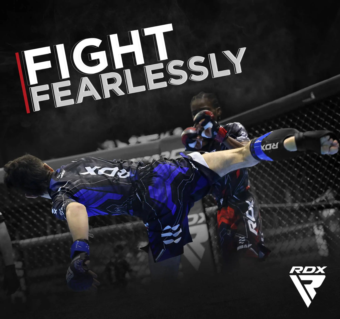 RDX IMMAF Approved Shin Guards, Competition Level Neoprene Shin Pads for Sparring and Grappling, MMA Muay Thai Kickboxing Training, Professional Shin Insteps Protection, Men Women The Champ Gear