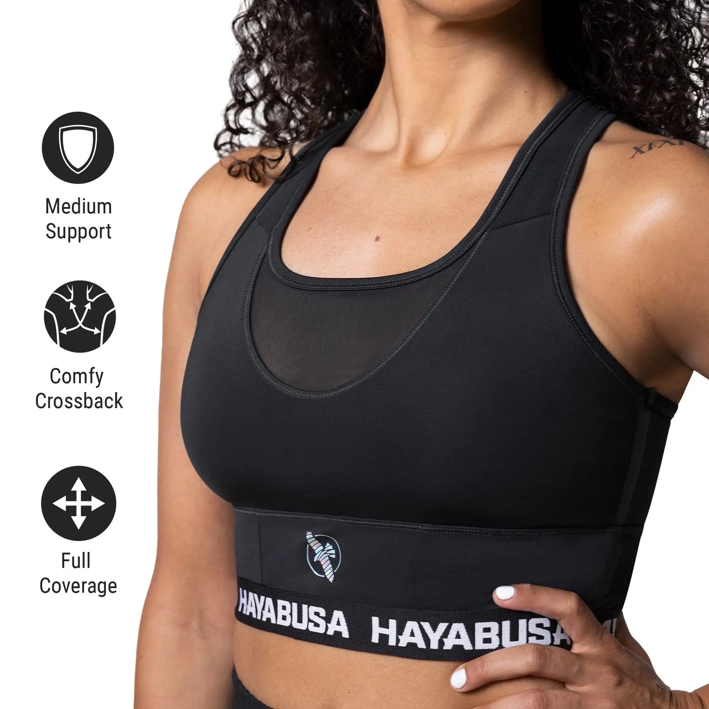 Hayabusa Women's Crossback Sports Bra The Champ Gear