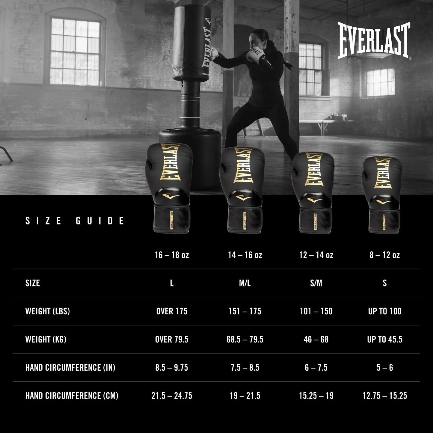 Everlast Elite | Boxing Gloves | Training Gloves for Men and Women - The Champ Gear