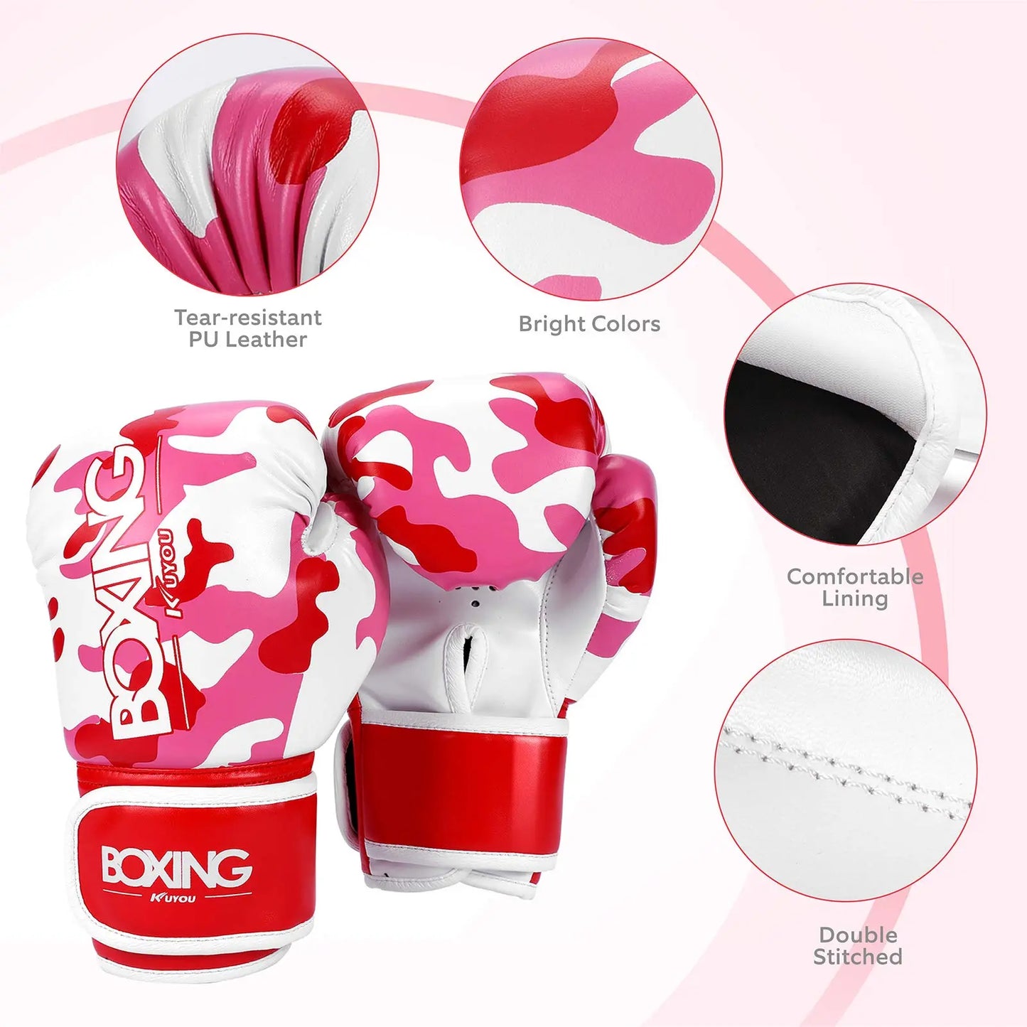 Kids Boxing Glove for Children 3-9 Youth Boys And Girls - The Champ Gear